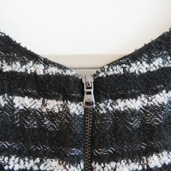 KOBI HALPERIN Black Textured Tweed Wool Blend Officecore Fit and Flare Dress - Picture 11 of 14